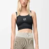 Soutien-gorge sans coutures en jersey technique Noir Soutien-gorge sans coutures en jersey technique Noir