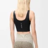 Soutien-gorge sans coutures en jersey technique Noir Soutien-gorge sans coutures en jersey technique Noir