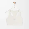 Soutien-gorge souple en jersey technique ivoire