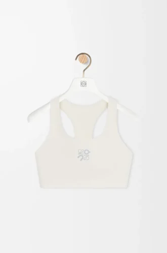 Soutien-gorge souple en jersey technique ivoire