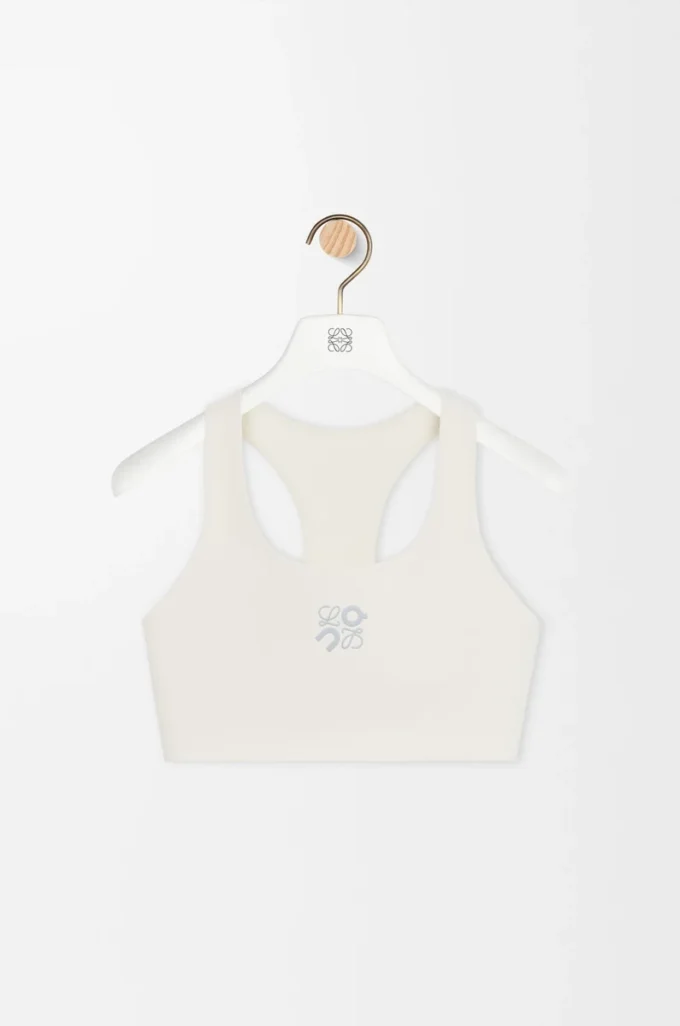 Soutien-gorge souple en jersey technique ivoire