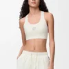 Soutien-gorge souple en jersey technique ivoire