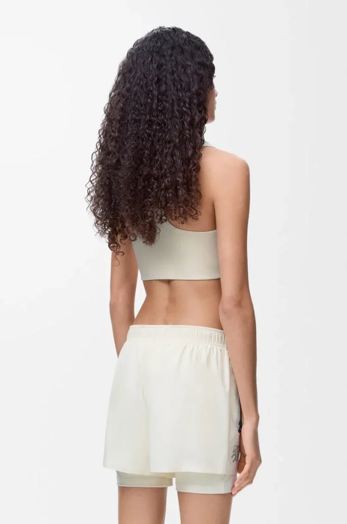 Soutien-gorge souple en jersey technique ivoire