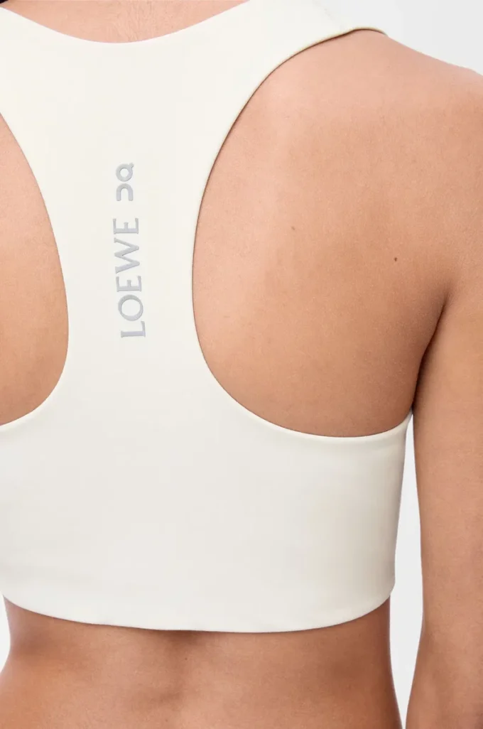 Soutien-gorge souple en jersey technique ivoire