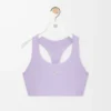 Soutien-gorge souple en jersey technique lilas