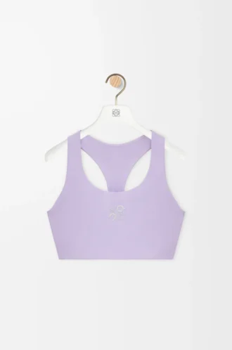 Soutien-gorge souple en jersey technique lilas