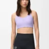 Soutien-gorge souple en jersey technique lilas