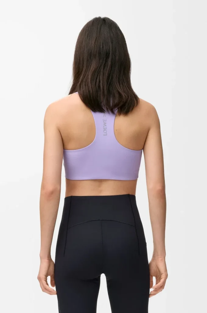 Soutien-gorge souple en jersey technique lilas