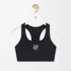 Soutien-gorge souple en jersey technique noir