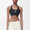 Soutien-gorge souple en jersey technique noir