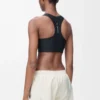 Soutien-gorge souple en jersey technique noir