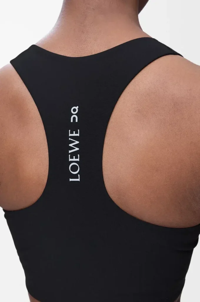 Soutien-gorge souple en jersey technique noir