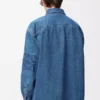 Surchemise Anagram en denim bleu moyen