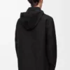 Surchemise à capuche en coton Noir