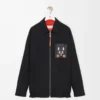 Surchemise en coton noir/orange Surchemise en coton noir/orange