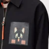 Surchemise en coton noir/orange Surchemise en coton noir/orange