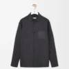 Surchemise en laine et cachemire Charcoal Melange Surchemise en laine et cachemire Charcoal Melange