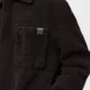 Surchemise en peau lainée Marron foncé/Marron foncé Surchemise en peau lainée Marron foncé/Marron foncé