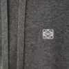 Sweat à capuche en laine gris