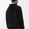 Sweat à capuche en laine noir