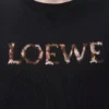 Sweat-shirt coupe classique en coton Noir