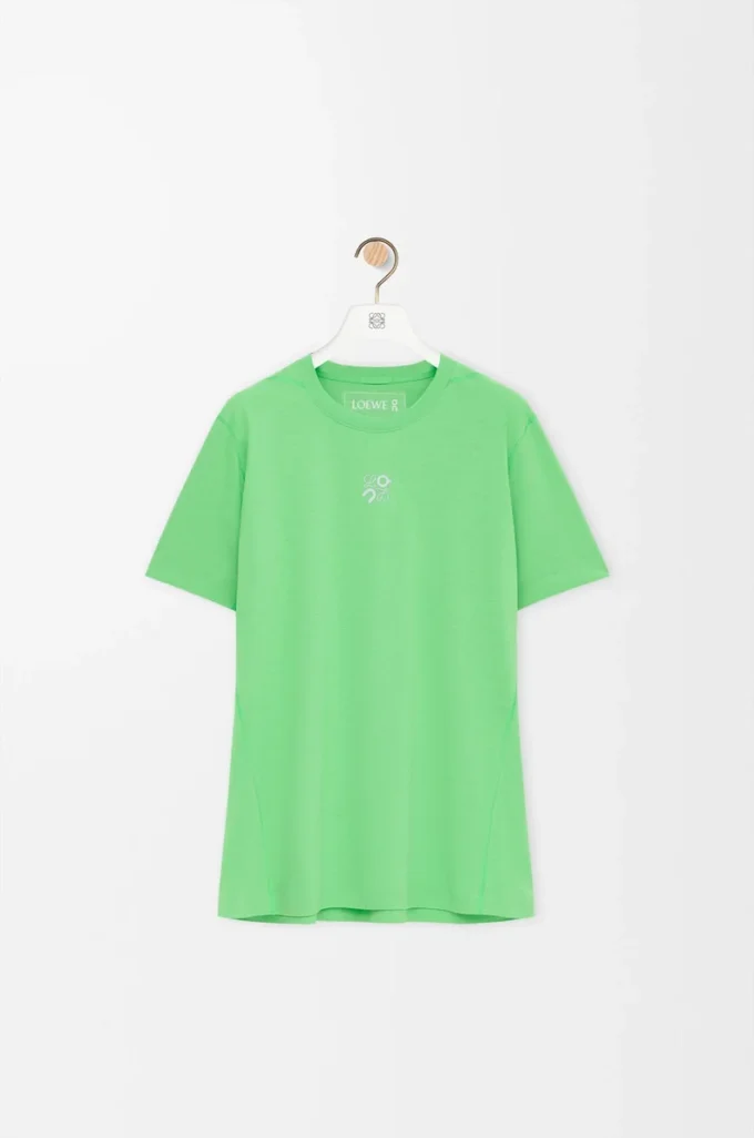 T-shirt actif en jersey technique vert