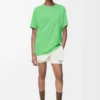T-shirt actif en jersey technique vert