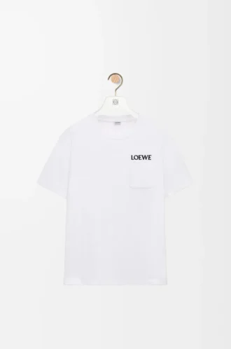T-shirt ample en coton blanc
