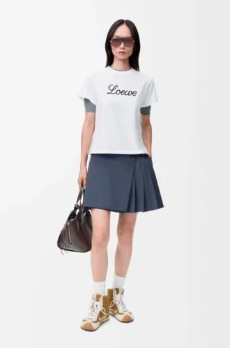 T-shirt ample en coton Blanc