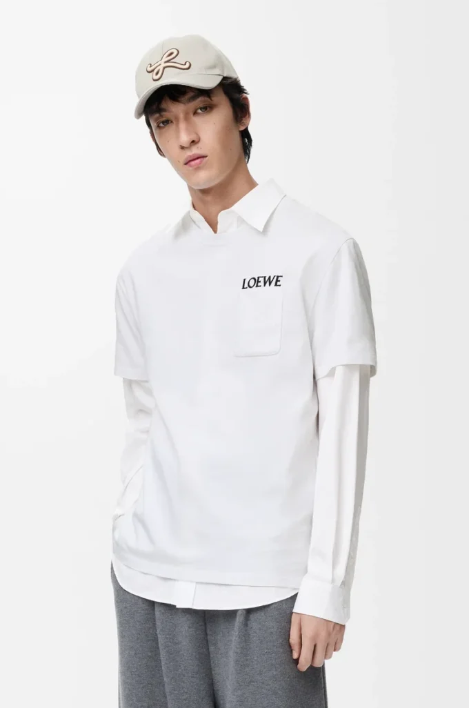 T-shirt ample en coton blanc T-shirt ample en coton blanc