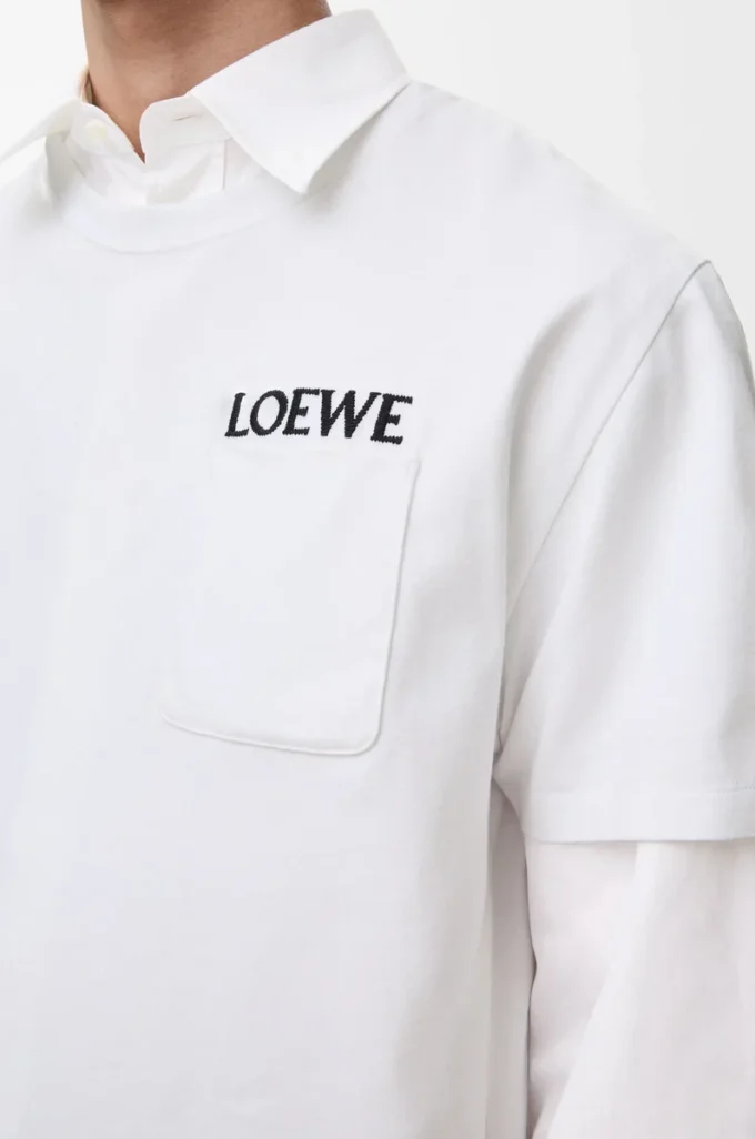 T-shirt ample en coton blanc T-shirt ample en coton blanc