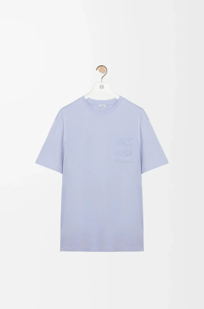 T-shirt ample en coton bleu clair T-shirt ample en coton bleu clair