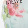 T-shirt ample en coton bleu clair/multicolore