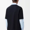 T-shirt ample en coton bleu marine T-shirt ample en coton bleu marine