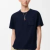 T-shirt ample en coton bleu marine foncé T-shirt ample en coton bleu marine foncé