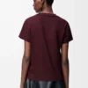 T-shirt ample en coton, couleur bordeaux T-shirt ample en coton, couleur bordeaux