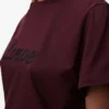 T-shirt ample en coton, couleur bordeaux T-shirt ample en coton, couleur bordeaux