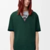 T-shirt ample en coton mélangé vert/gris T-shirt ample en coton mélangé vert/gris