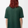 T-shirt ample en coton mélangé vert/gris T-shirt ample en coton mélangé vert/gris
