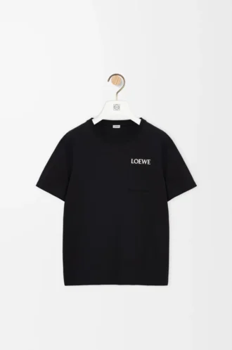 T-shirt ample en coton Noir
