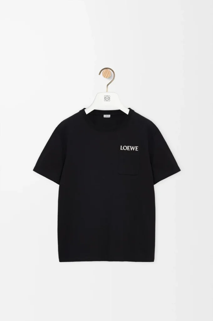 T-shirt ample en coton Noir