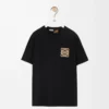 T-shirt ample en coton Noir