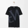 T-shirt ample en coton Noir