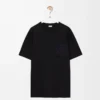 T-shirt ample en coton Noir