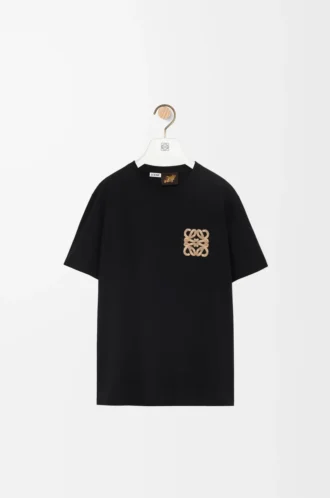 T-shirt ample en coton Noir