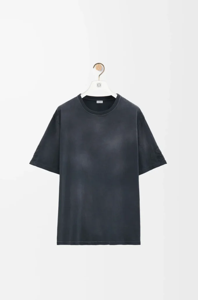 T-shirt ample en coton Noir