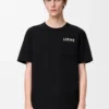 T-shirt ample en coton Noir