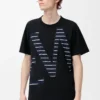T-shirt ample en coton Noir
