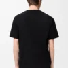T-shirt ample en coton Noir