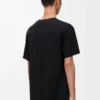 T-shirt ample en coton Noir